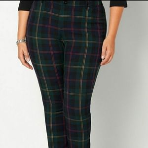CJ Banks Plaid Pants